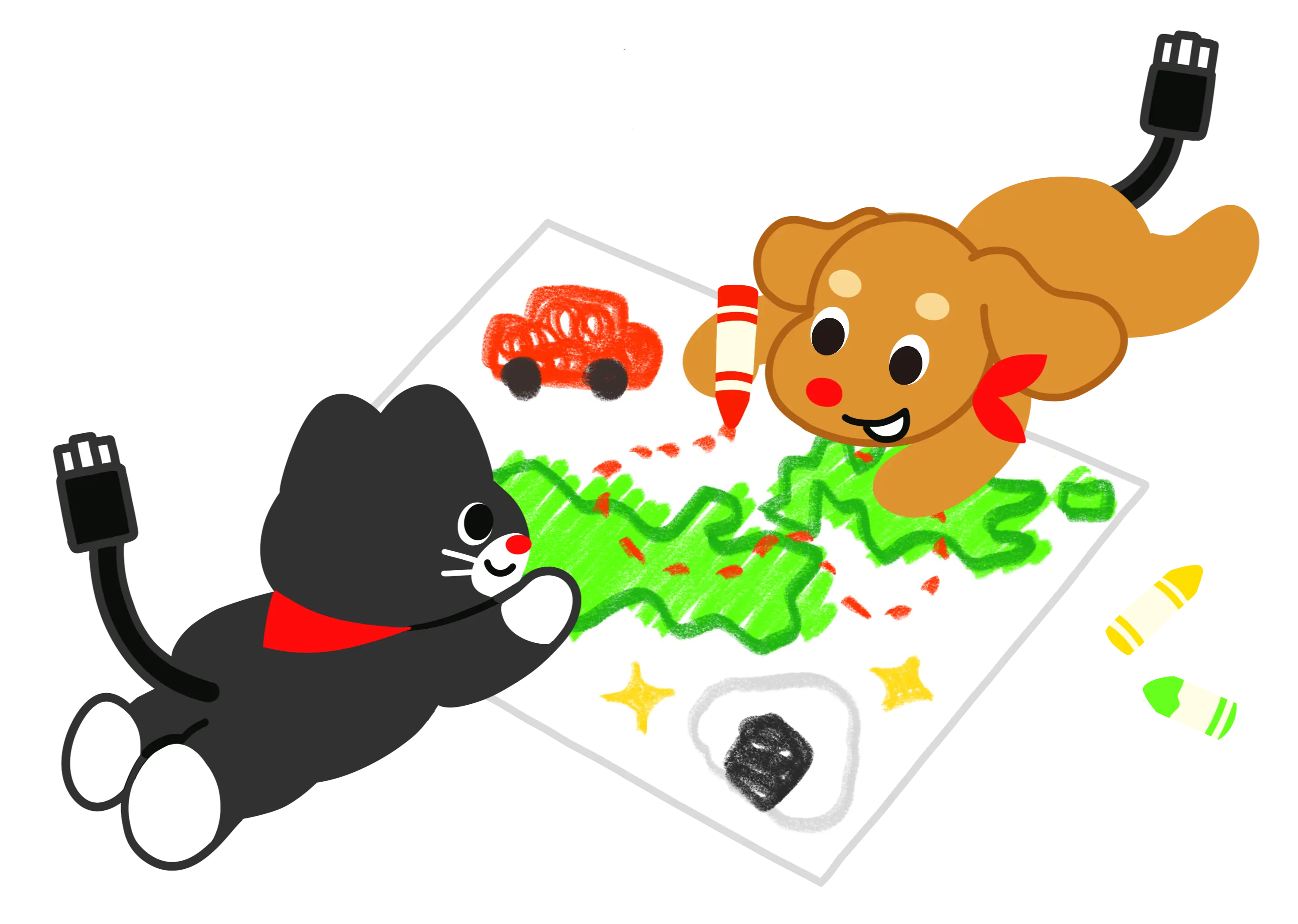 ぼくたちの夢のイラスト